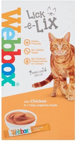 Webbox Cats Lick-e-Lix Chickecn 5s