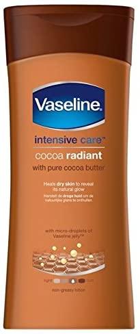 Vaseline Intensive Care Cocoa Radiant With Pure Cocoa Butter 400Ml - World Food Shop