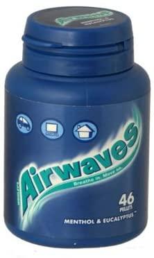 Airwaves Sugar Free Chewing Gum Bottle (Menthol & Eucalyptus) 46Pcs - World Food Shop