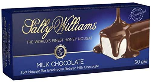 Sally Williams Belgian Milk Chocolate Nougat Bar 50G - World Food Shop
