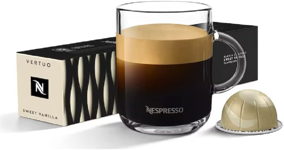 Nespresso Sweet Vanilla Vertuo Barista Creation 10 Capsules