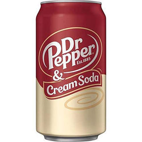 Dr Pepper & Cream Soda Cans 355Ml - World Food Shop