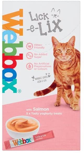 Webbox Cats Lick-E-Lix Salmon 5'S