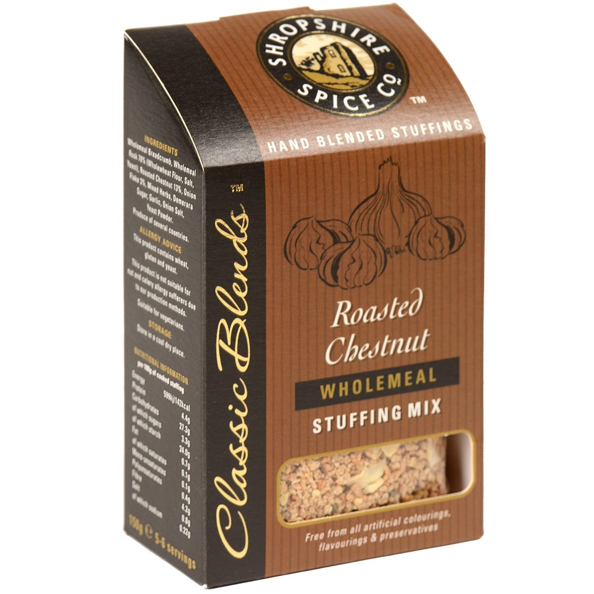Shropshire Spice Roasted Chestnut Stuffing 150G