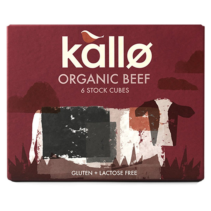 Kallo Organic Beef Stock Cubes 6s