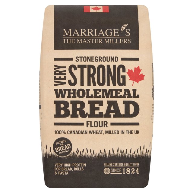 Marriages Millers Very Strong Wholemeal 100% Canadian 1.5kg **Expiry Sep 2024**