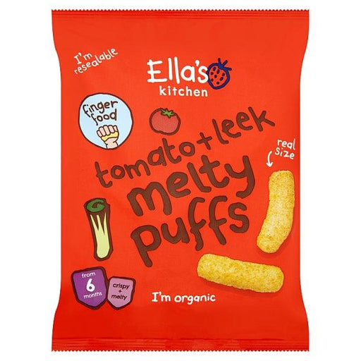 Ellas Kitchen Tomato & Leek Melty Puffs 20G - World Food Shop