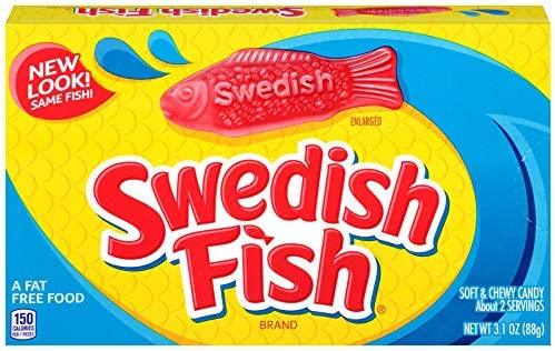 Swedish Fish Red Theatre Box 3.1Oz - World Food Shop