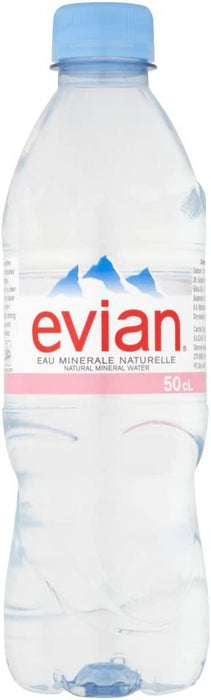 Evian Natural Mineral Water 500ML