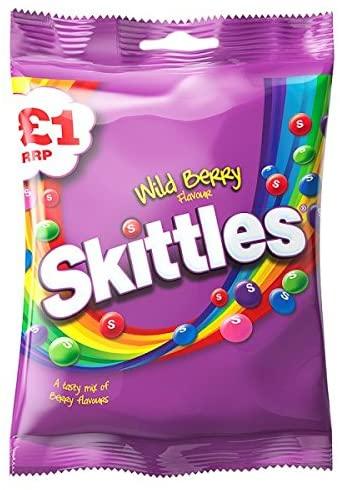 Skittles Wild Berry Sweets Treat Bag 125G - World Food Shop