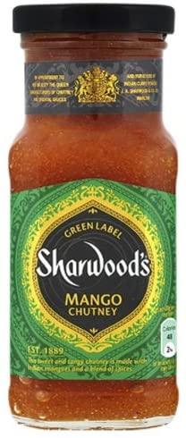 Sharwoods Green Label Mango Chutney Jar 227G - World Food Shop