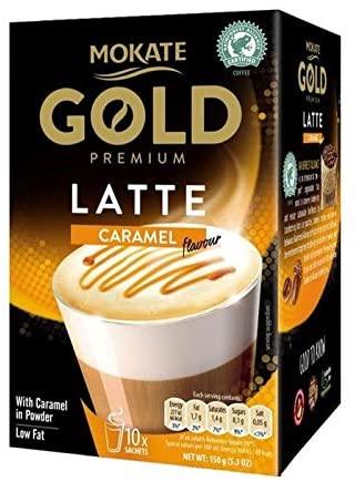Mokate Gold Premium Coffee Caramel Latte 10Pk 150G - World Food Shop
