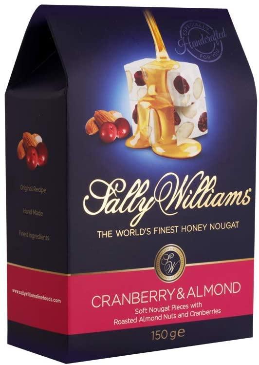 Sally Williams Cranberry & Almond Nougat 150G - World Food Shop
