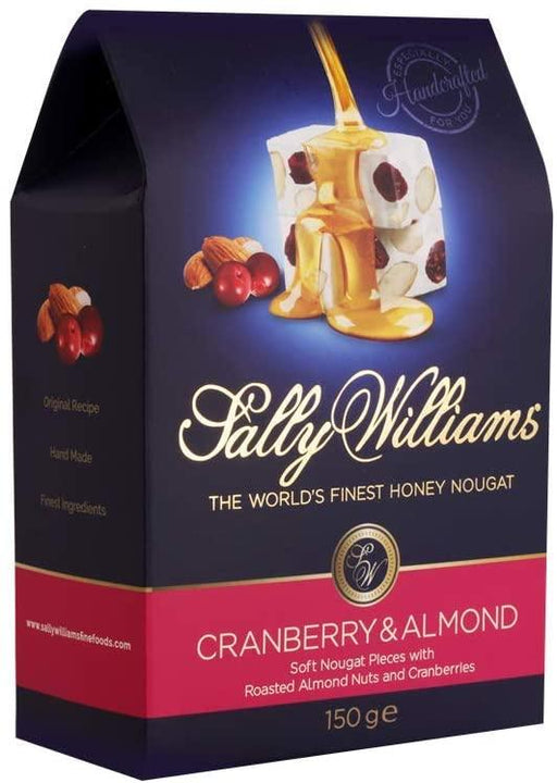 Sally Williams Cranberry & Almond Nougat 150G - World Food Shop