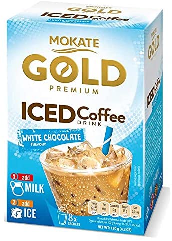 Mokate White Chocolate Iced Coffee 8 Pack 120g