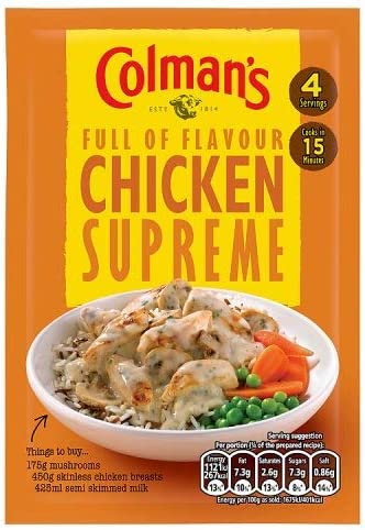 Colmans Chicken Supreme Mix 38G