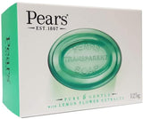 Pears Green Lemon Flower Bar Soap 125G