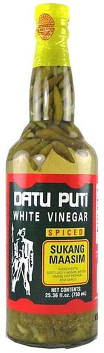 Datu Puti Hot & Spicy Vinegar 750Ml - World Food Shop