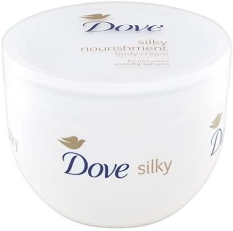 Dove Body Silk Cream Moist Tub 300Ml - World Food Shop