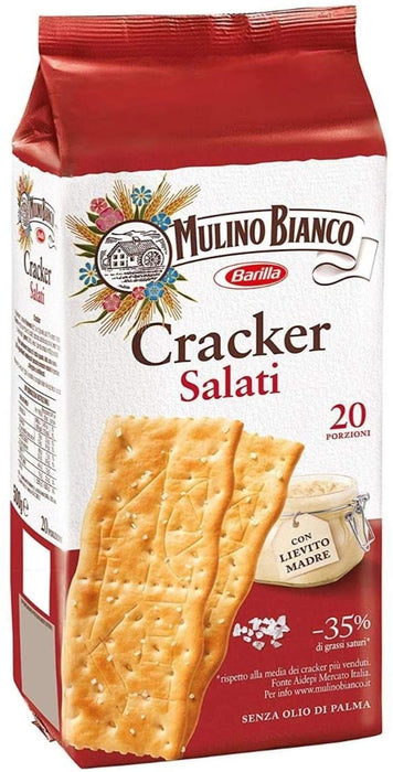 Mulino Bianco Barilla Crackers Salati (Salted Crackers) 500G