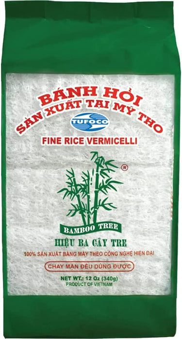 Bamboo Tree Fine Rice Vermicelli White 340G