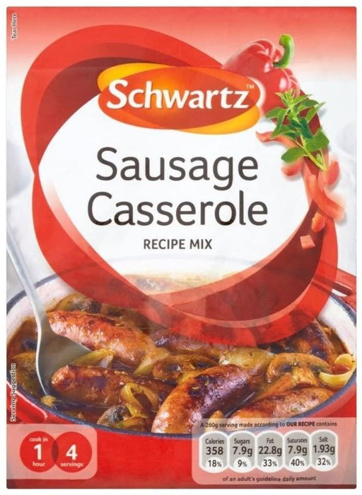 Schwartz Sausage Casserole Recipe Mix 35G - World Food Shop