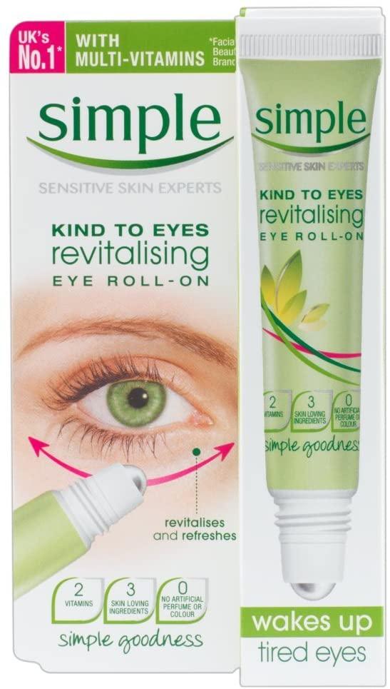 Simple Kind To Eyes Revitalising Eye Roll On 15 Ml - World Food Shop