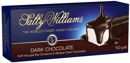 Sally Williams Belgian Dark Chocolate Nougat Bar 50G - World Food Shop