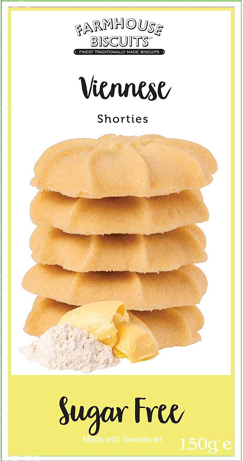 Farmhouse Sugar Free Viennese Shorties 150G
