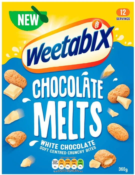 Weetabix Melts White Chocolate 360G - World Food Shop