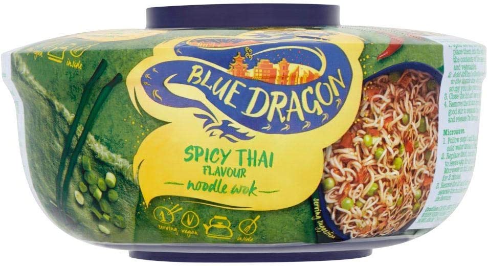 Blue Dragon Spicy Thai Flavour Noodle Wok 67G
