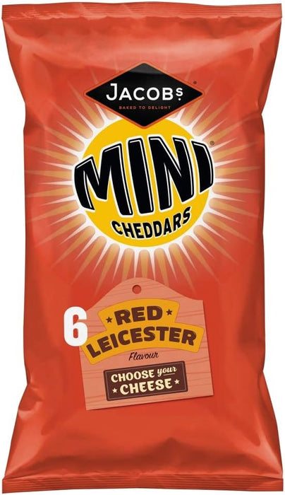 Jacobs Mini Cheddars Red Leicester 6Pk