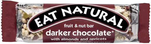 Eat Natural - Gluten Free Dark Chocolate 70% Brazil Apricot 45G - World Food Shop