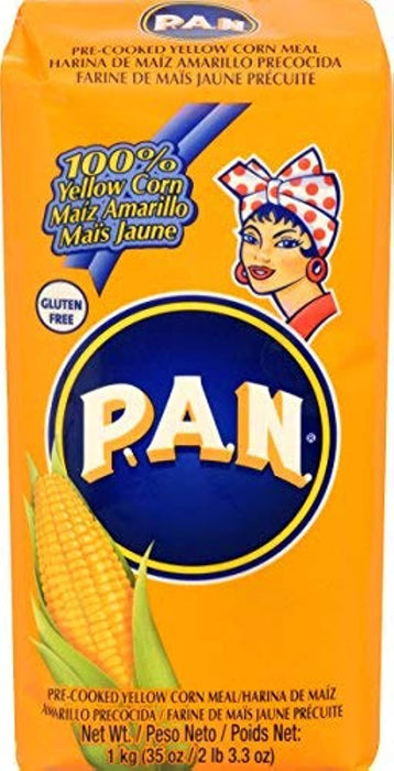 P.A.N Yellow Maize Meal 1KG (2lbs)