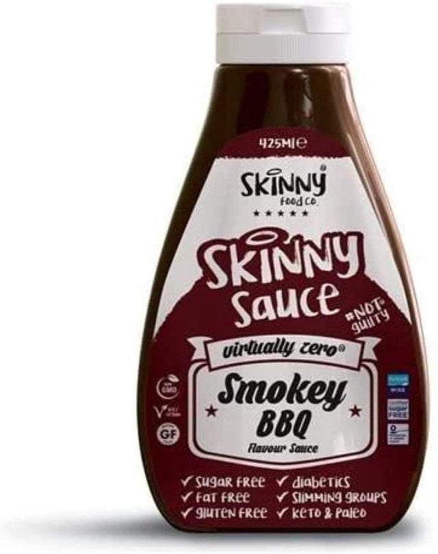 Skinny Sauce Virtually Zero Smokey Bbq No Added Sugar 425Ml - World Food Shop