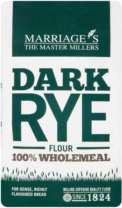 Marriages Millers Dark Rye Flour 1KG