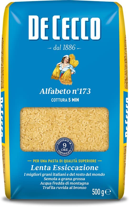 De Cecco Alfabeto 500G