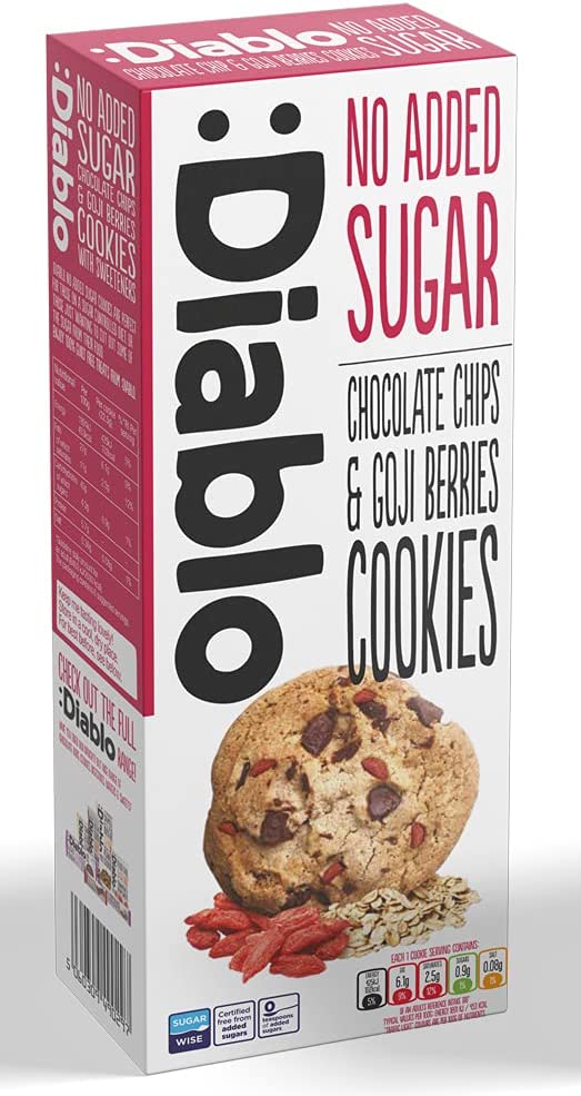 Diablo Chocolate Chips & Goji Berries Cookies 135G