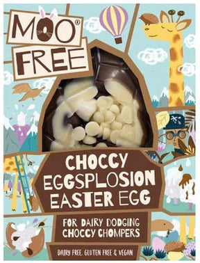 Moo Free Choccy Eggsplosion Egg 80G - World Food Shop