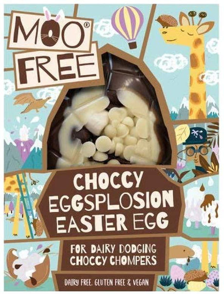 Moo Free Choccy Eggsplosion Egg 80G - World Food Shop