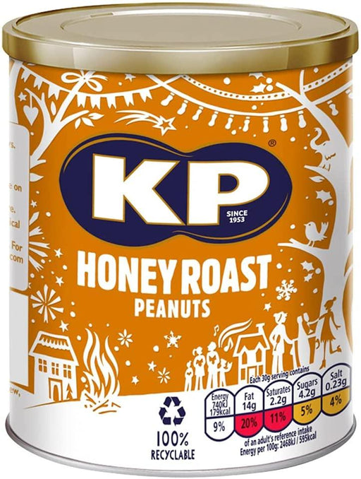 Kp Honey Roasted Peanuts Tin 375G - World Food Shop