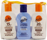 Malibu 3 Pack & Bag (SPF15 Lotion 100ml, SPF20 Lotion & Soothing Aftersun Lotion 100ml)