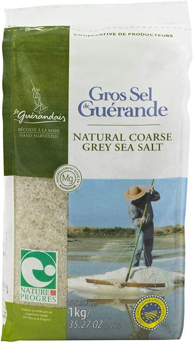 Le Guerandais Coarse Sea Salt In Bag 1Kg - World Food Shop
