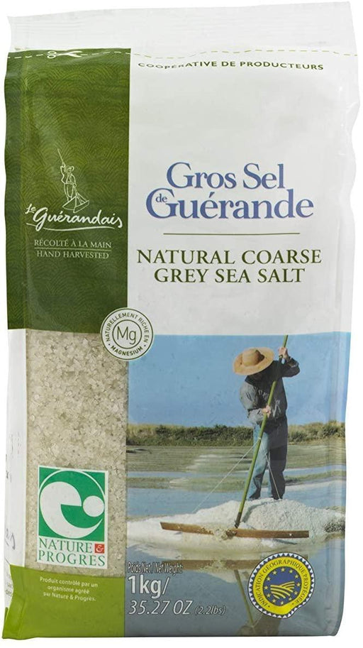Le Guerandais Coarse Sea Salt In Bag 1Kg - World Food Shop