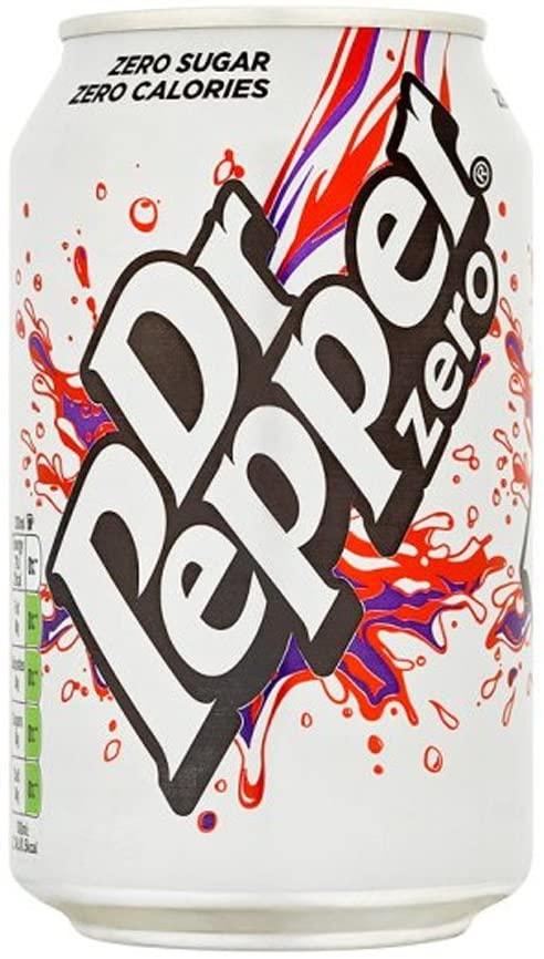 Dr Pepper Zero Cans 330Ml - World Food Shop