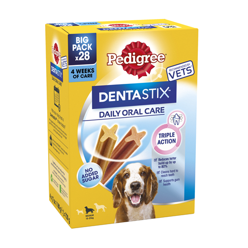 Pedigree Dentastix Daily Dental Chews Medium Dog (28 Sticks)