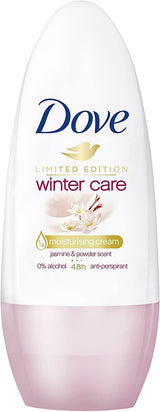 Dove Roll On Anti Perspirant Winter Care Jasmine And Powder Scent 50Ml - World Food Shop