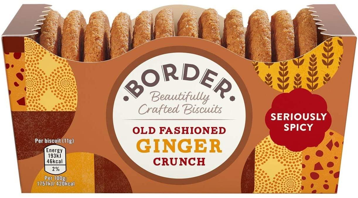 Border Biscuits Old Fashioned Ginger Crunch 150G - World Food Shop