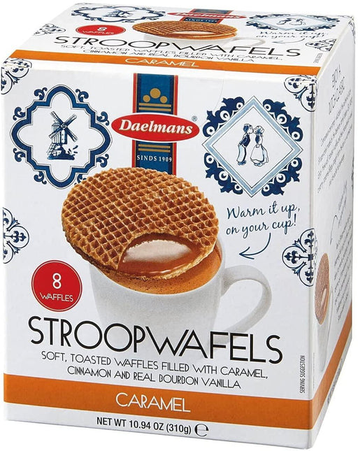 Daelmans 8 Caramel Stroopwafels Box 310G - World Food Shop