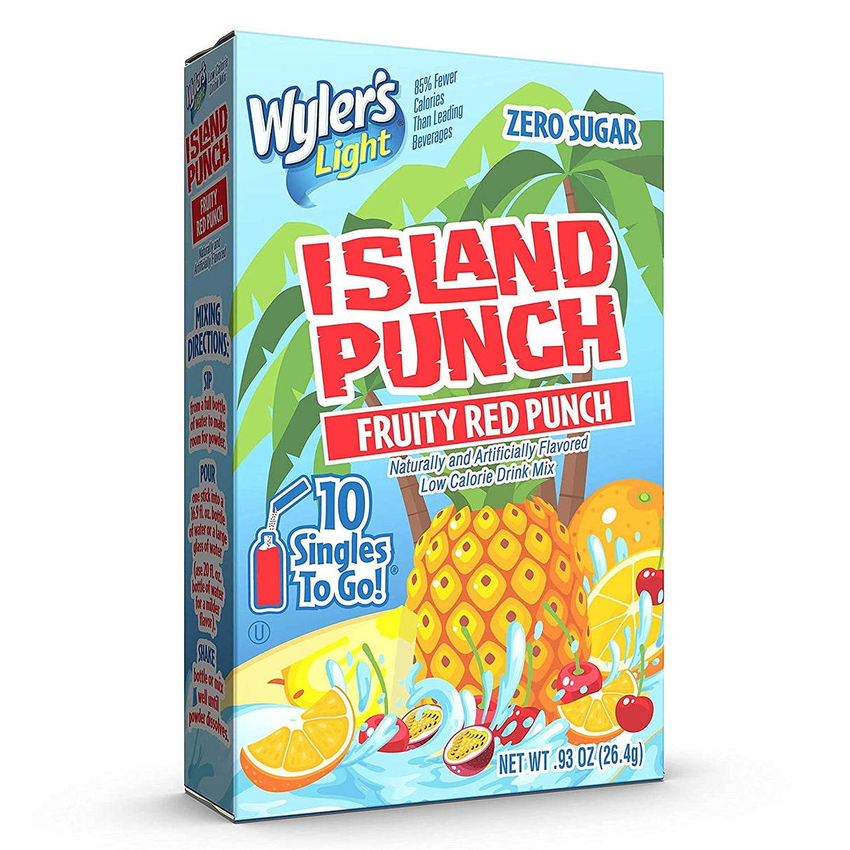 Wyler's Light Island Punch Fruity Red Punch 10s